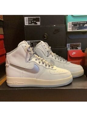 Nike Air Force 1 High Sculpt White Silver AF1 Size 9 W = Size 7.5 M | NIB - DS